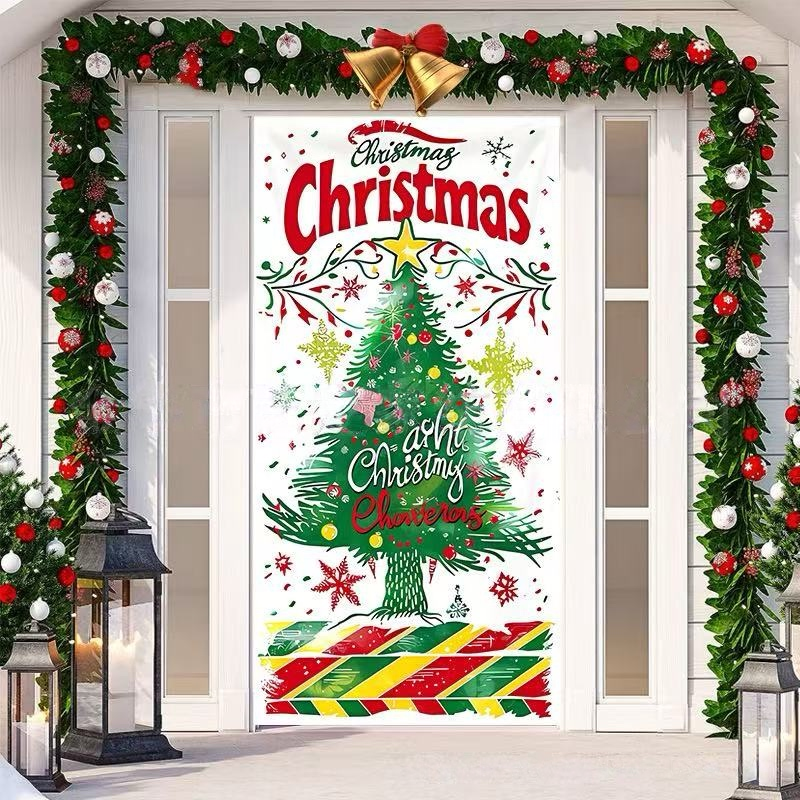 Christmas door covers/ Fundas de puerta de&nbsp;Navidad
