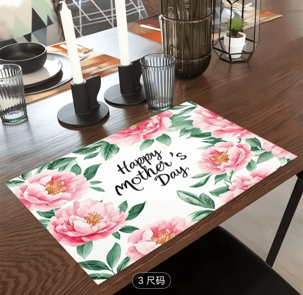 Mother’s Day placemats/ Individuales Día de la&nbsp;Madre