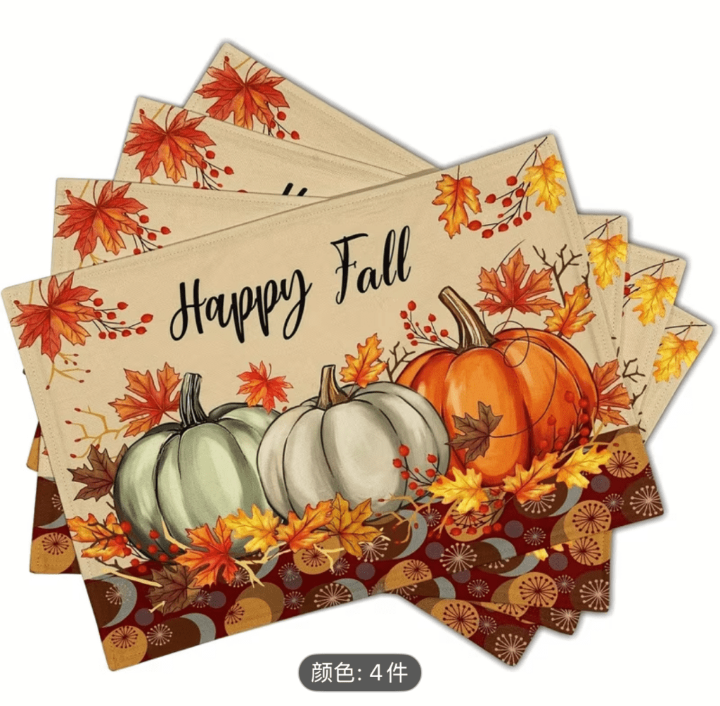 Thanksgiving’s placemats/Individuales de Acción de&nbsp;Gracias